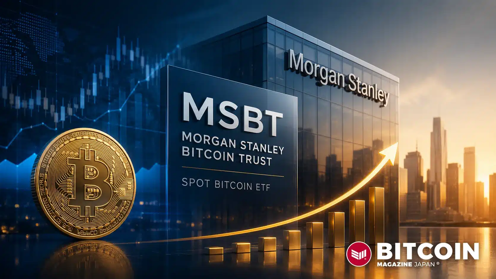モルガン・スタンレーのBTC現物ETF「MSBT」、運用開始1カ月で約304億円流入　日次流出ゼロ継続