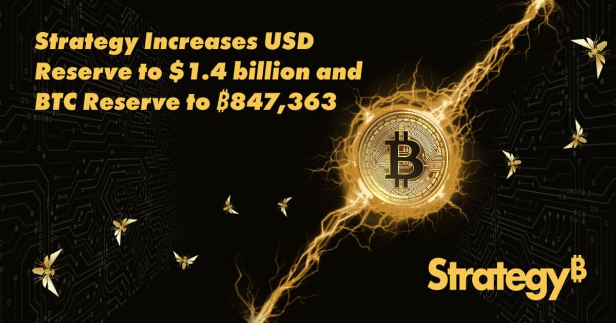 ストラテジーが3週連続でビットコイン買い増し実施、BTC累計保有額8.8兆円相当