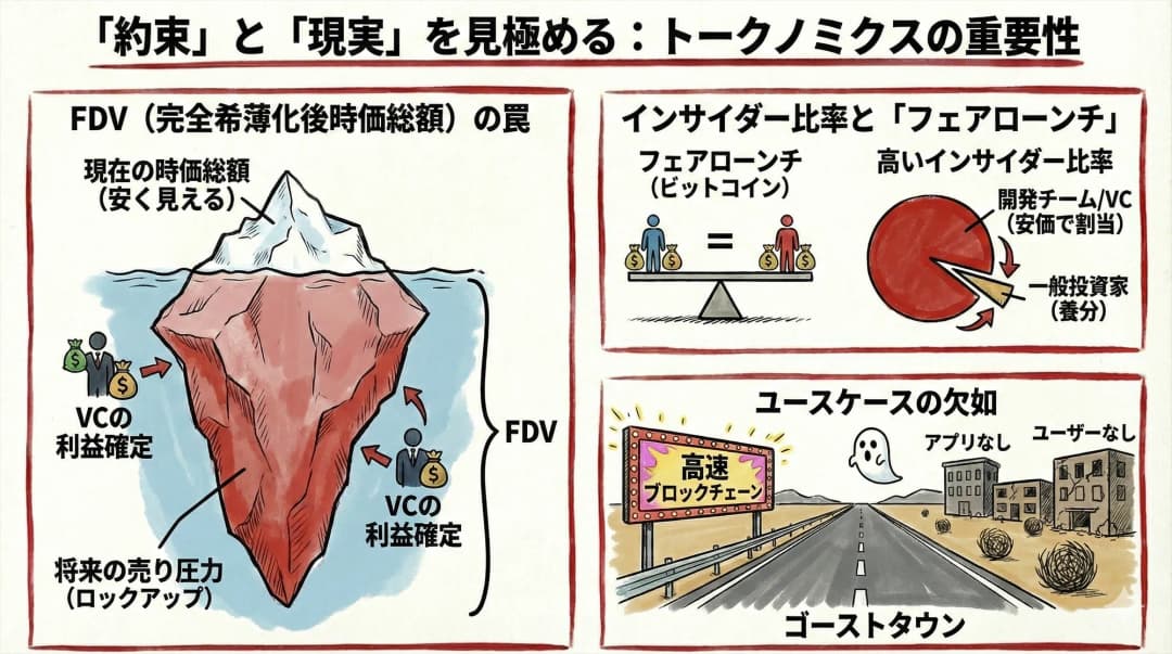 3. 「約束」と「現実」を見極める:トークノミクスの重要性